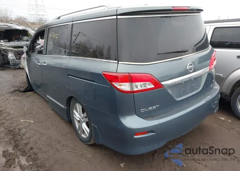 2013 Nissan Quest Sl from USA, damaged, VIN JN8AE2KP0D9067196
